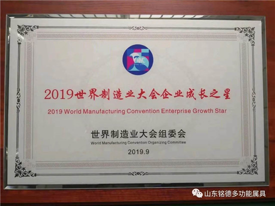 2019世界制造業大會企業成長之星